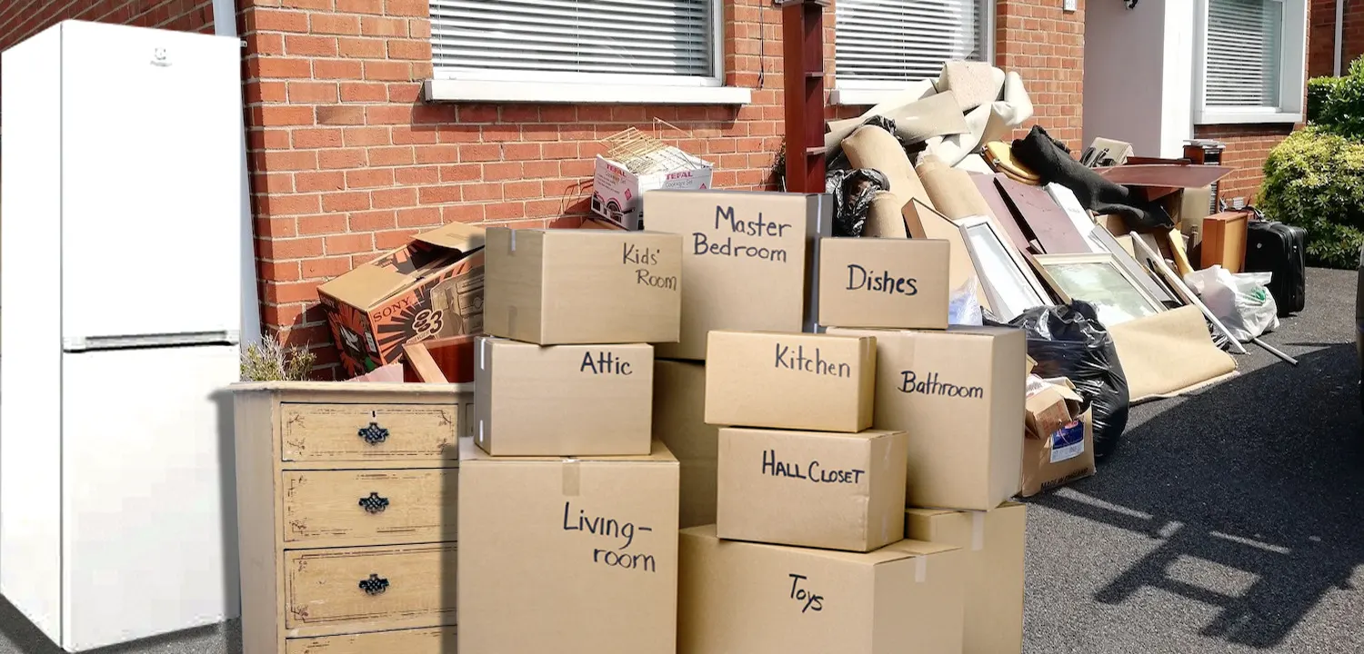 Our house clearance services include packing and shipping to new addresses.